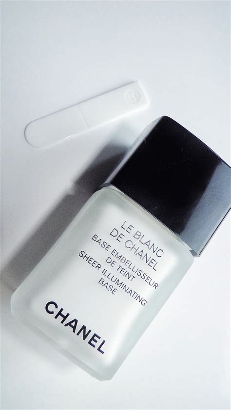 chanel le blanc base embellisseur de teint|le blanc de chanel makeup.